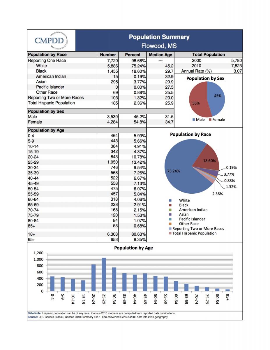 Demographics City of Flowood